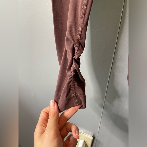 GymShark X Whitney Simmons high rise leggings chocolate size small - Picture 5 of 12